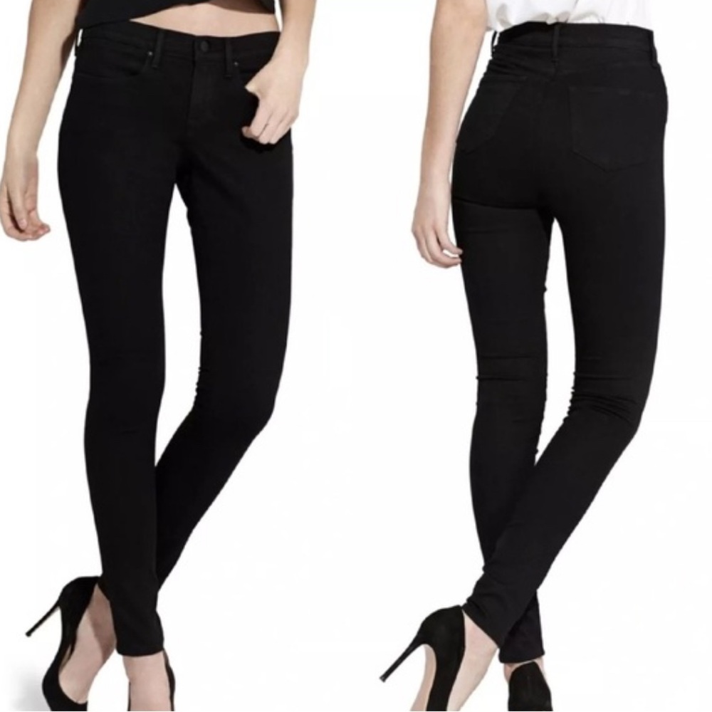 AYR The Hi-Rise Skinny Jeans | Jet Black | W28 x L28